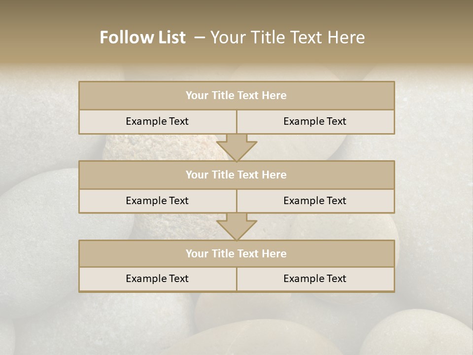 A Pile Of Rocks With A Name Of Presentation PowerPoint Template