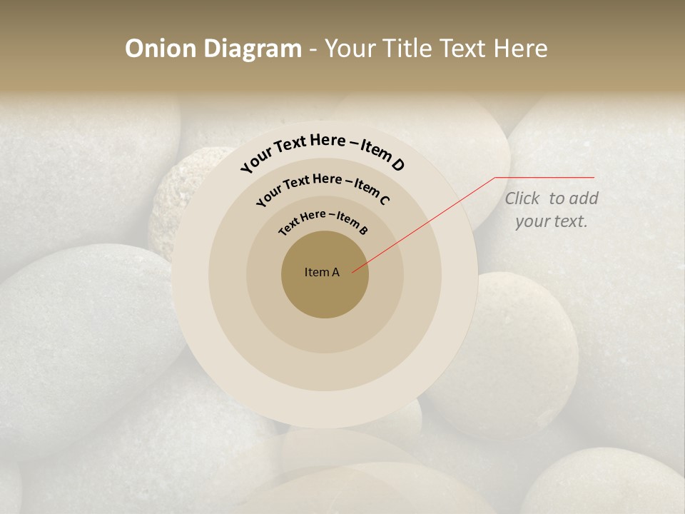 A Pile Of Rocks With A Name Of Presentation PowerPoint Template