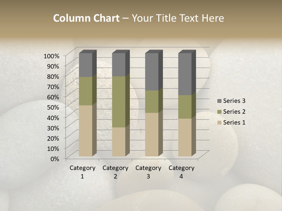 A Pile Of Rocks With A Name Of Presentation PowerPoint Template