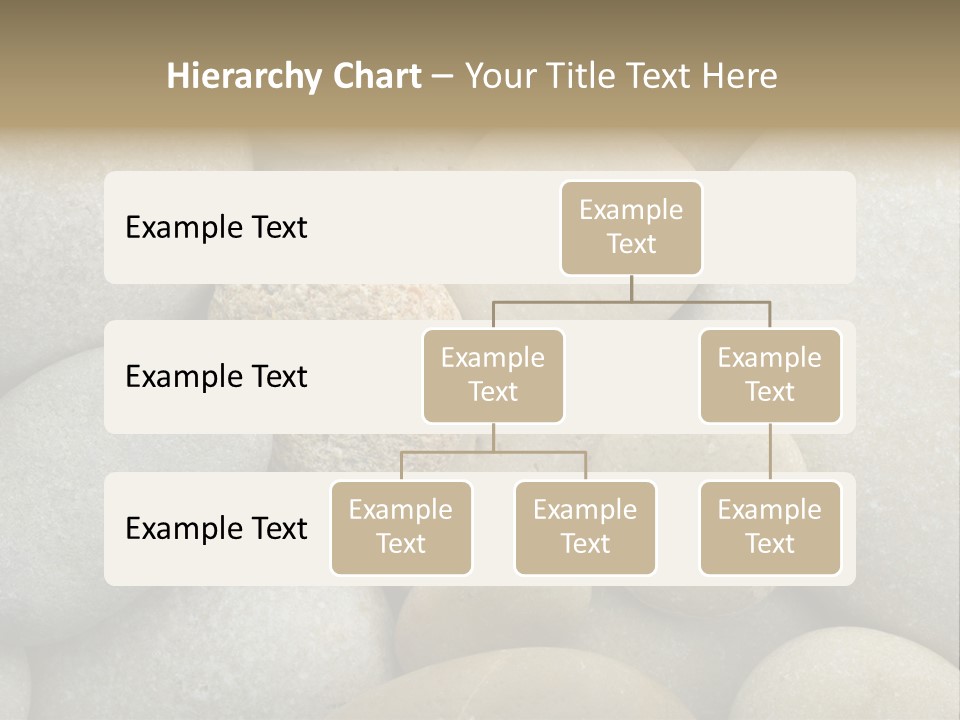 A Pile Of Rocks With A Name Of Presentation PowerPoint Template