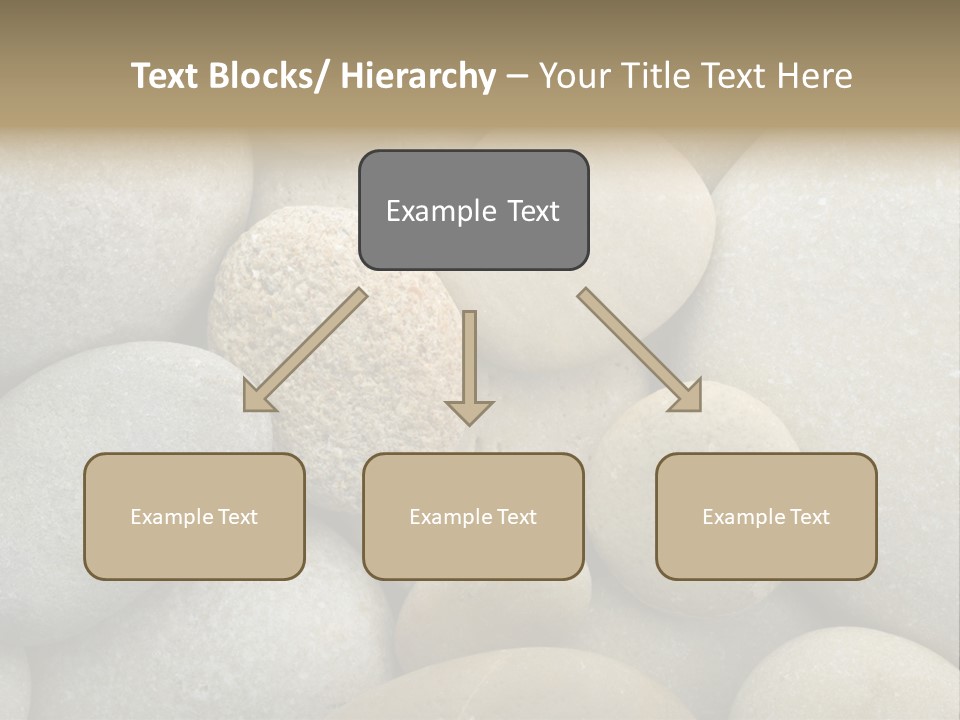 A Pile Of Rocks With A Name Of Presentation PowerPoint Template