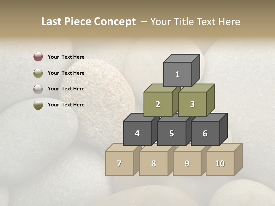A Pile Of Rocks With A Name Of Presentation PowerPoint Template