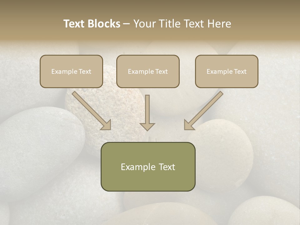 A Pile Of Rocks With A Name Of Presentation PowerPoint Template