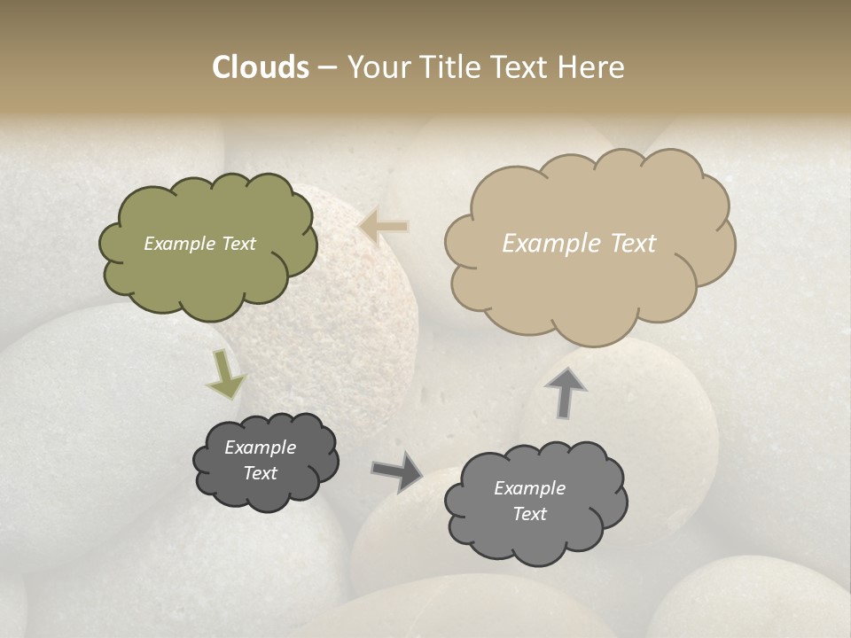 A Pile Of Rocks With A Name Of Presentation PowerPoint Template