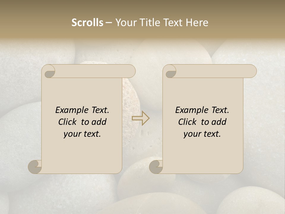 A Pile Of Rocks With A Name Of Presentation PowerPoint Template