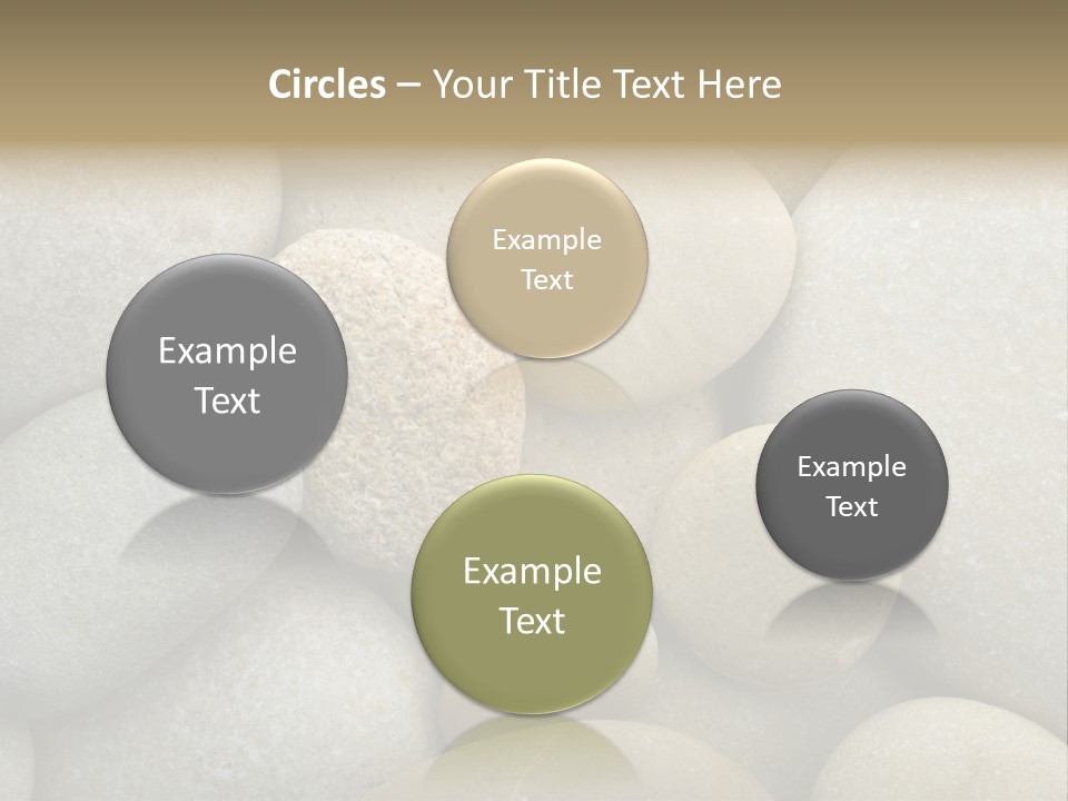 A Pile Of Rocks With A Name Of Presentation PowerPoint Template