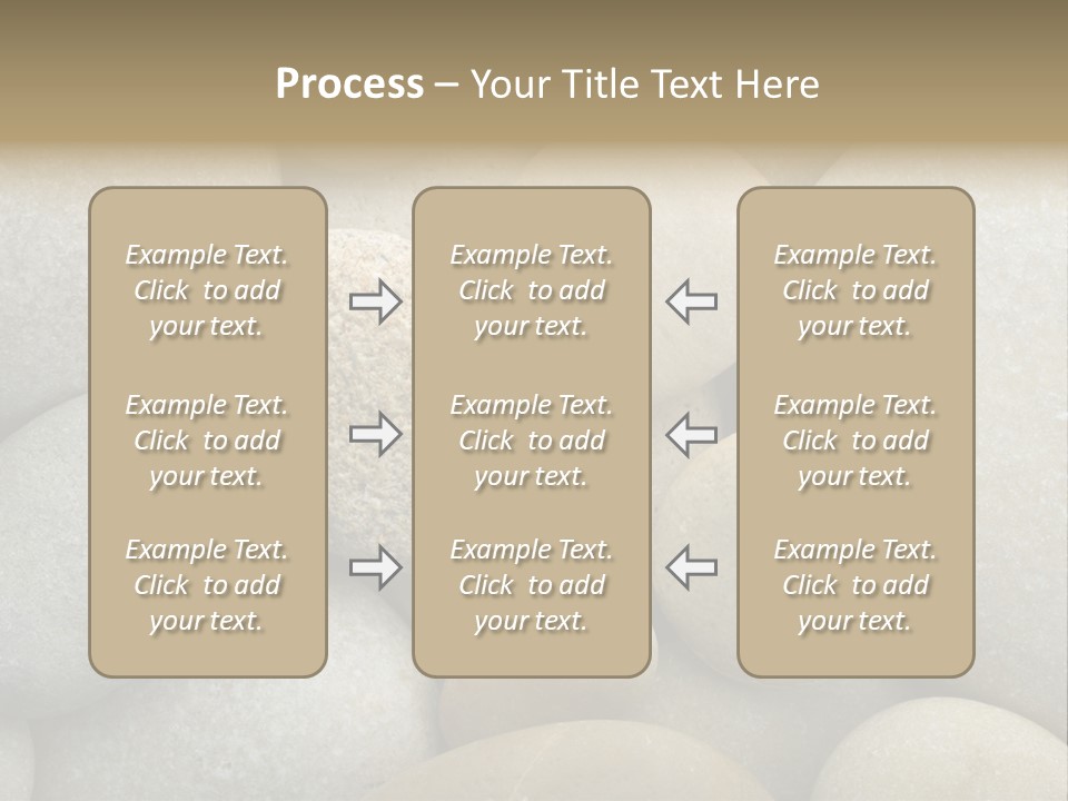A Pile Of Rocks With A Name Of Presentation PowerPoint Template