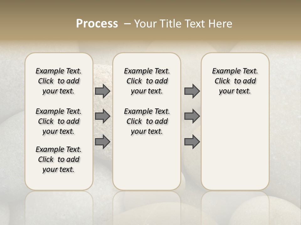 A Pile Of Rocks With A Name Of Presentation PowerPoint Template