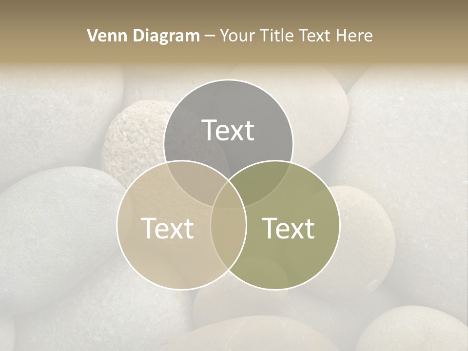 A Pile Of Rocks With A Name Of Presentation PowerPoint Template