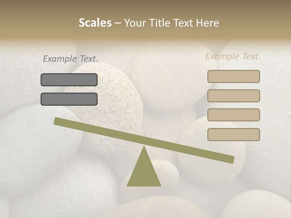 A Pile Of Rocks With A Name Of Presentation PowerPoint Template