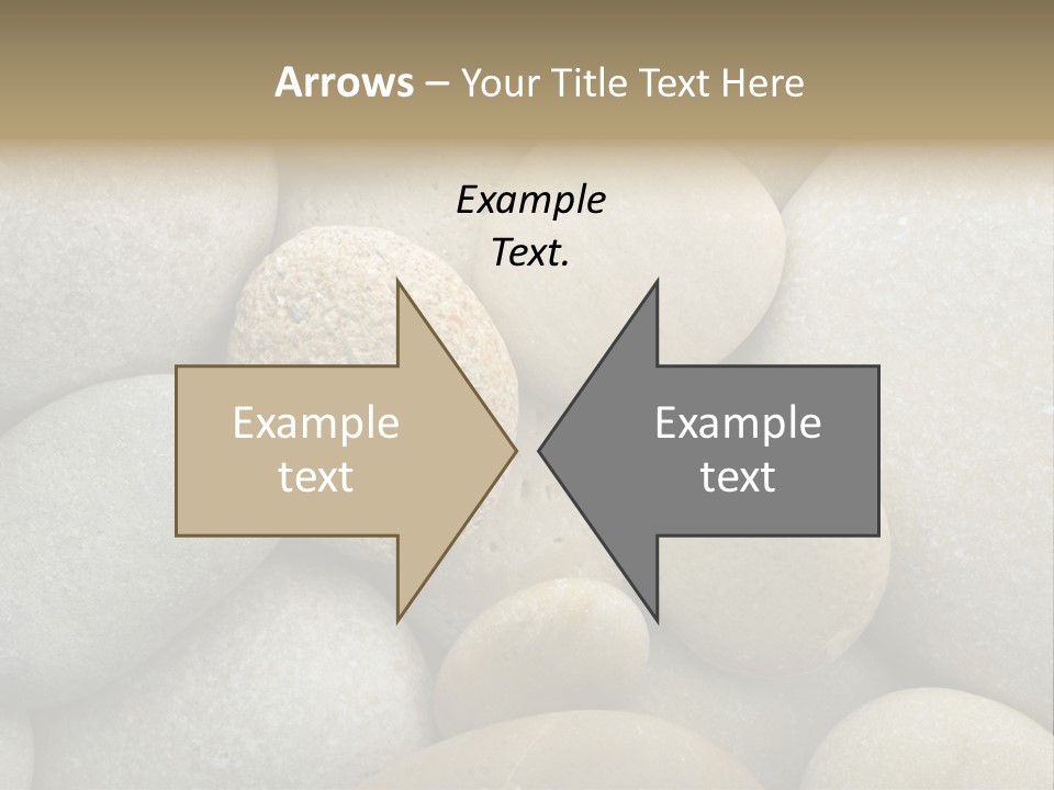 A Pile Of Rocks With A Name Of Presentation PowerPoint Template