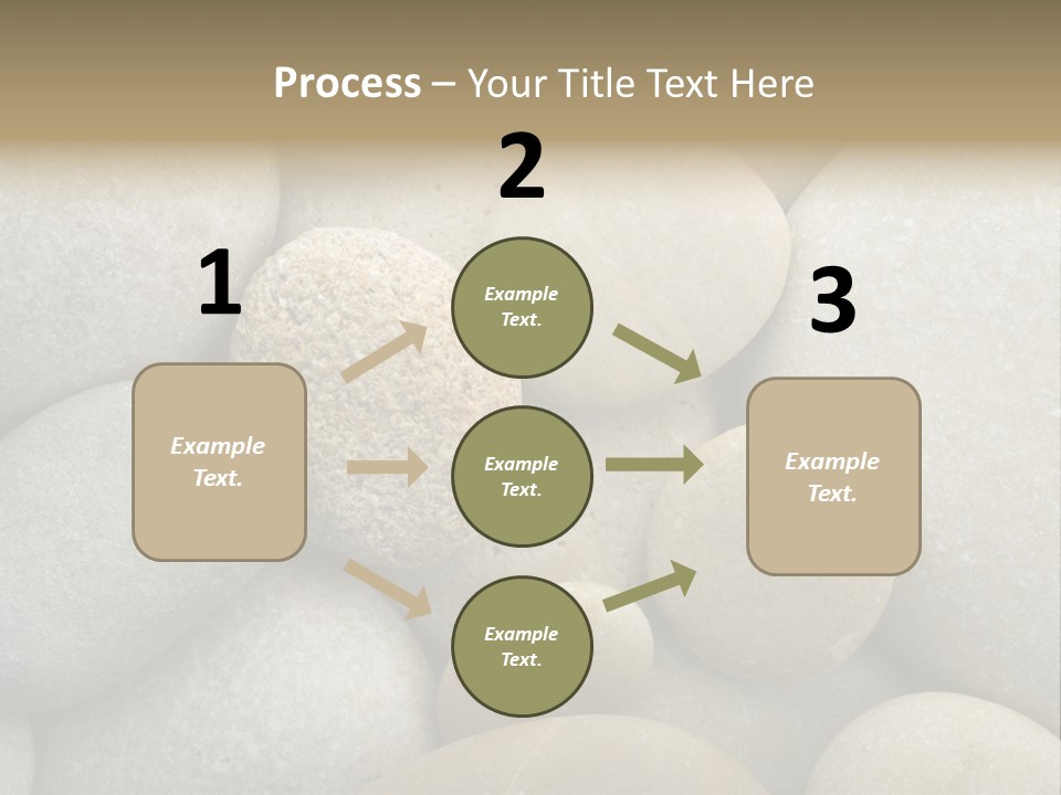 A Pile Of Rocks With A Name Of Presentation PowerPoint Template