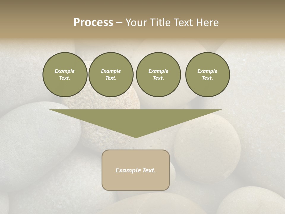 A Pile Of Rocks With A Name Of Presentation PowerPoint Template