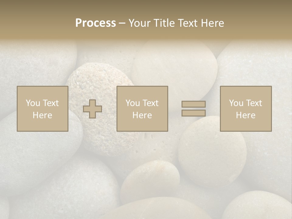 A Pile Of Rocks With A Name Of Presentation PowerPoint Template