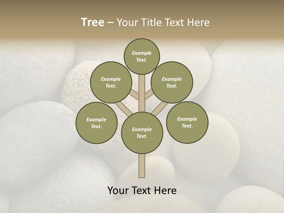 A Pile Of Rocks With A Name Of Presentation PowerPoint Template