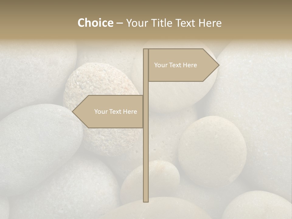 A Pile Of Rocks With A Name Of Presentation PowerPoint Template