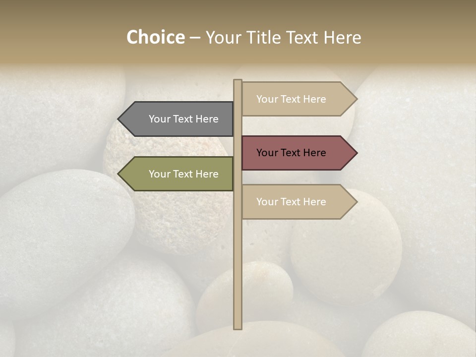 A Pile Of Rocks With A Name Of Presentation PowerPoint Template