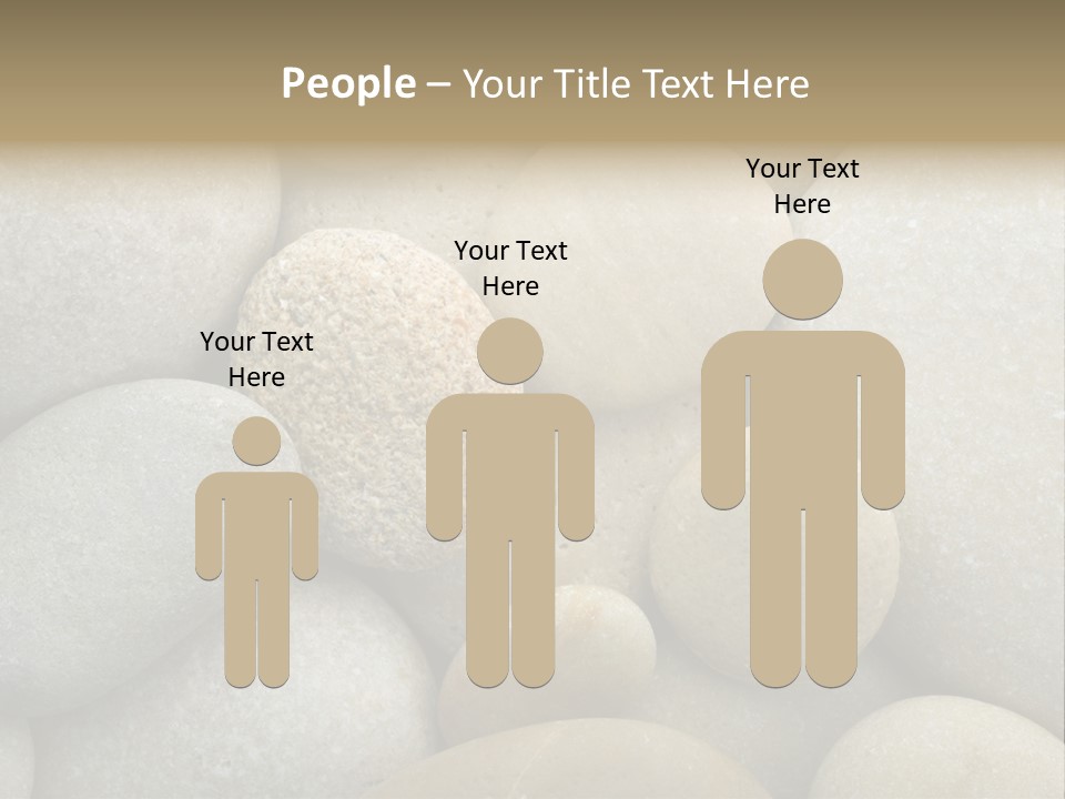 A Pile Of Rocks With A Name Of Presentation PowerPoint Template