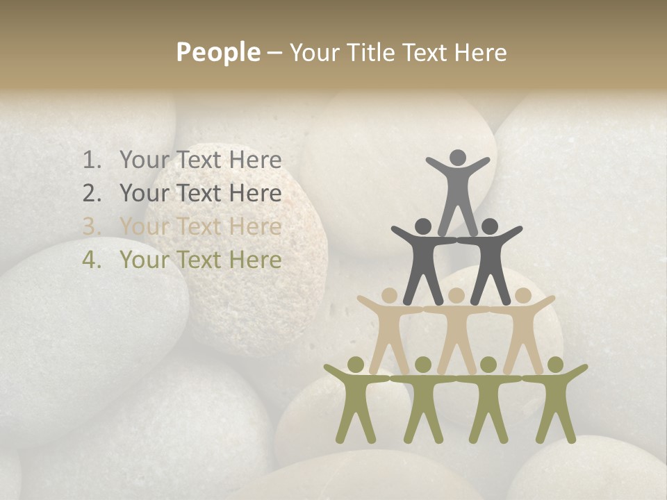 A Pile Of Rocks With A Name Of Presentation PowerPoint Template