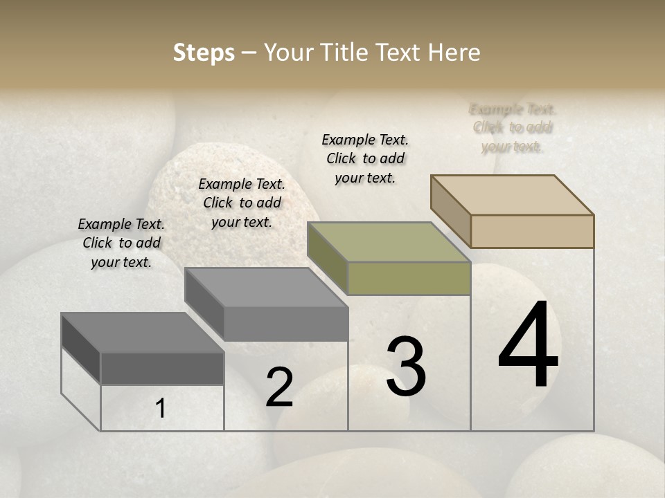 A Pile Of Rocks With A Name Of Presentation PowerPoint Template
