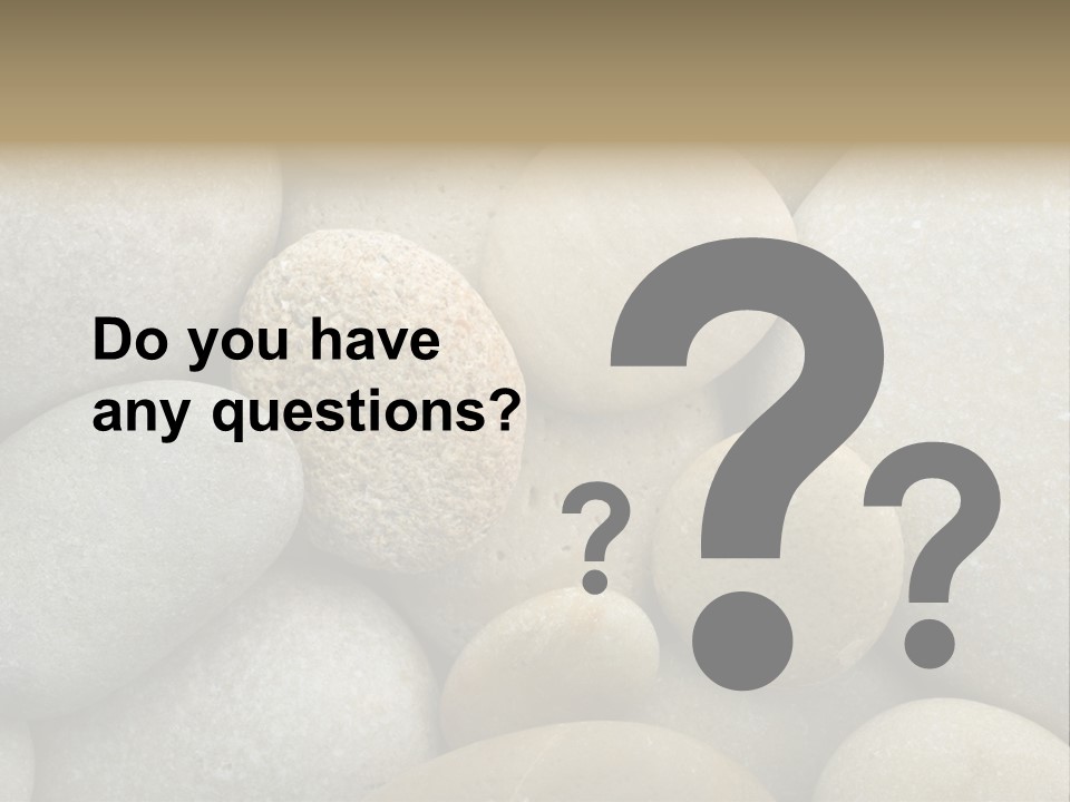 A Pile Of Rocks With A Name Of Presentation PowerPoint Template