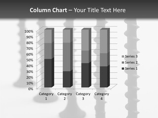 Black Drywall Screws On White Background. PowerPoint Template