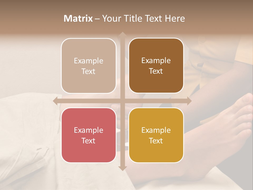 Foot Massage In Spa PowerPoint Template