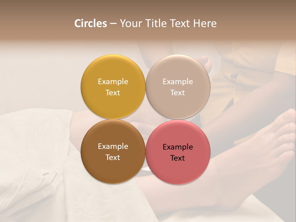 Foot Massage In Spa PowerPoint Template