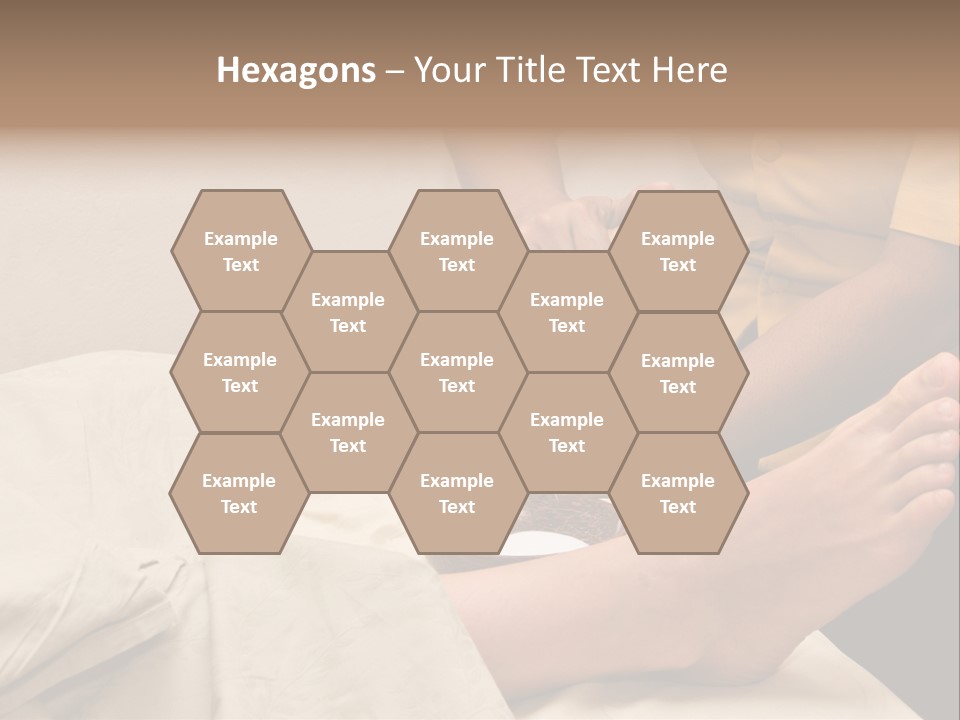 Foot Massage In Spa PowerPoint Template