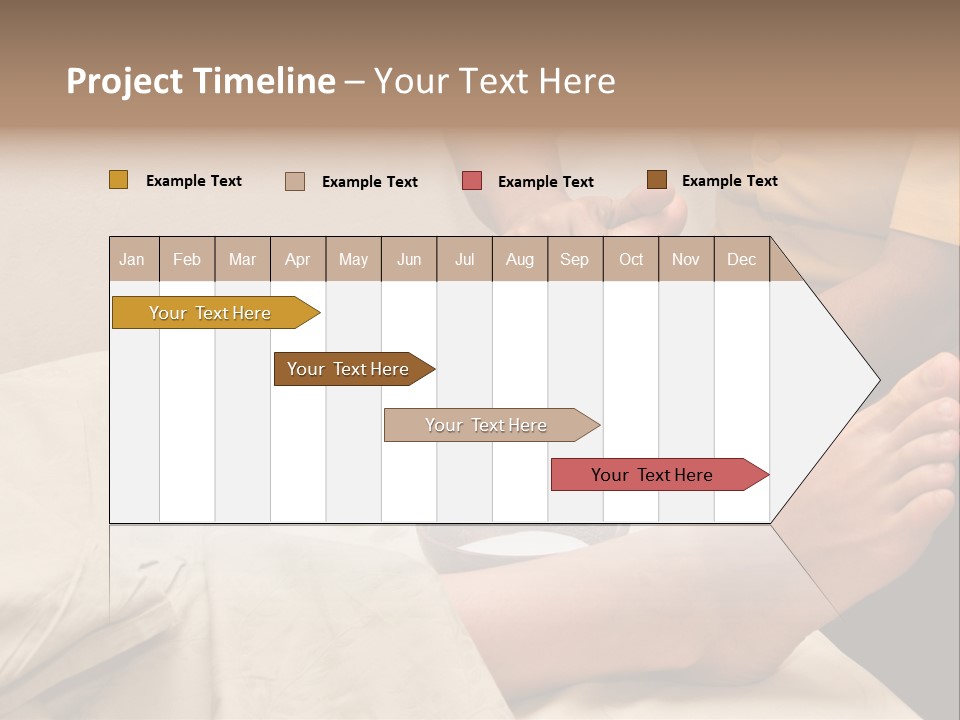 Foot Massage In Spa PowerPoint Template