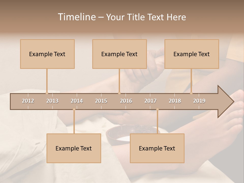 Foot Massage In Spa PowerPoint Template