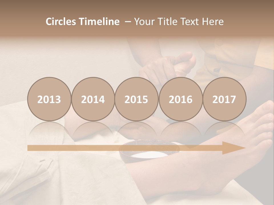 Foot Massage In Spa PowerPoint Template