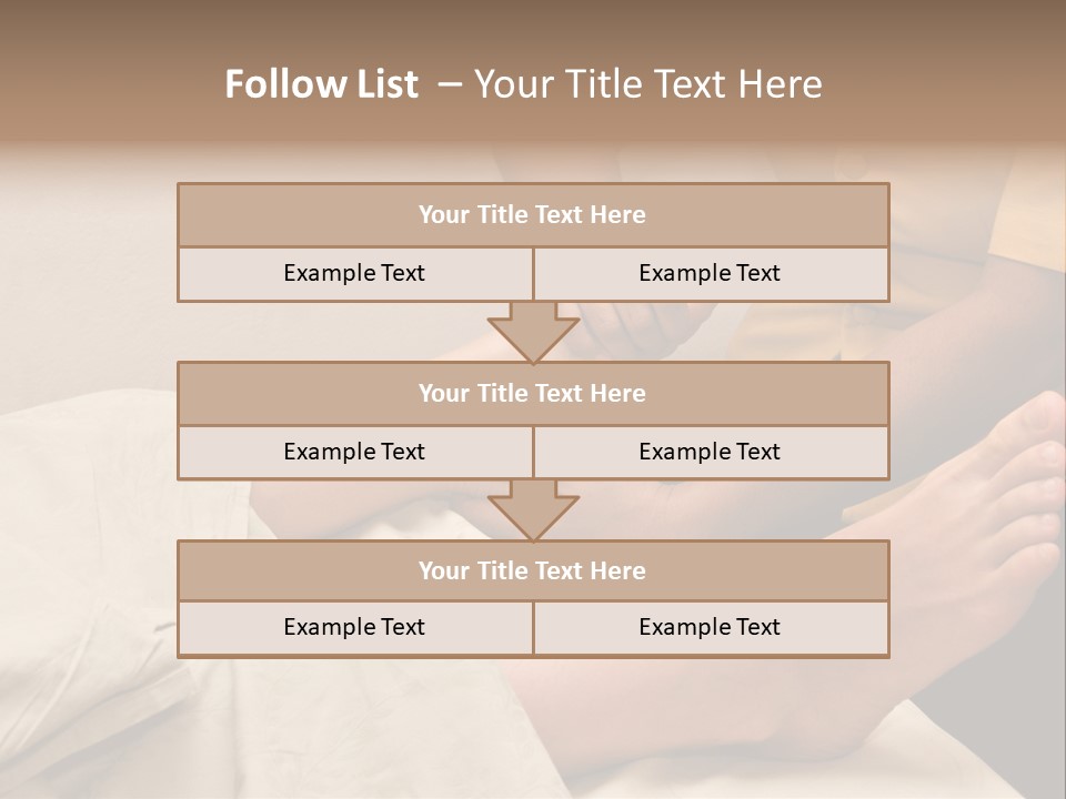 Foot Massage In Spa PowerPoint Template