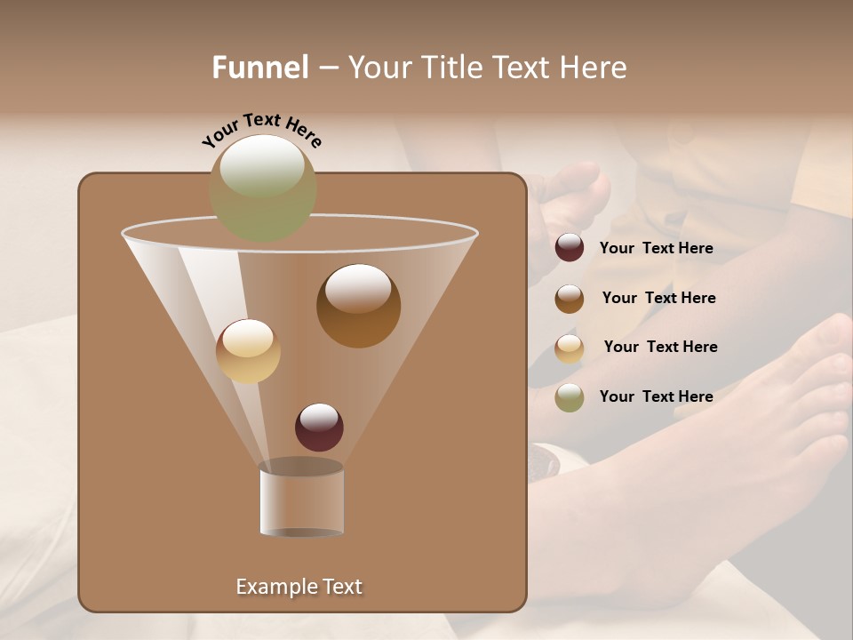 Foot Massage In Spa PowerPoint Template