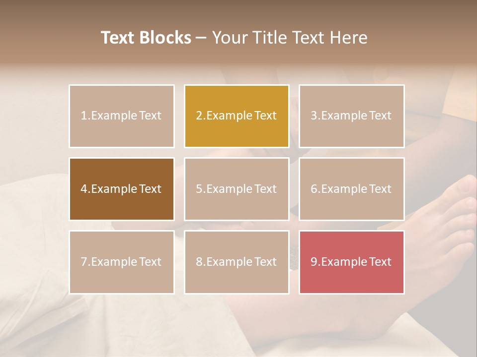 Foot Massage In Spa PowerPoint Template