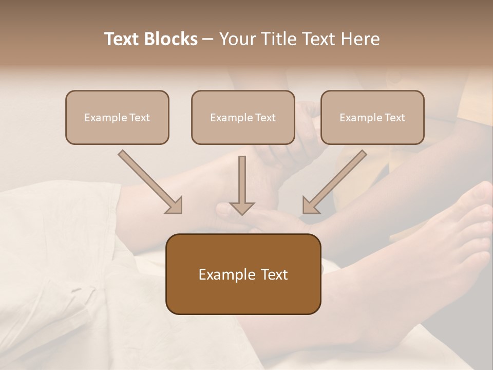 Foot Massage In Spa PowerPoint Template
