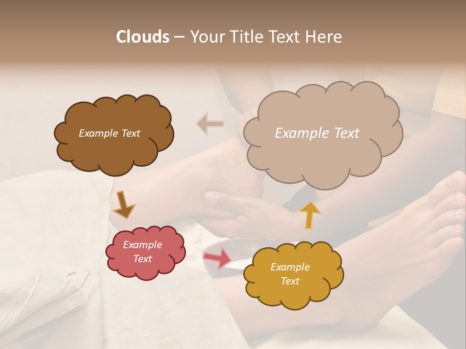 Foot Massage In Spa PowerPoint Template