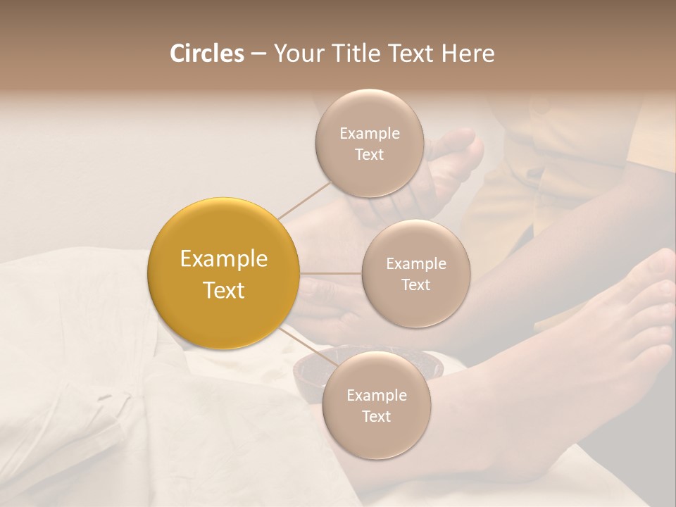 Foot Massage In Spa PowerPoint Template