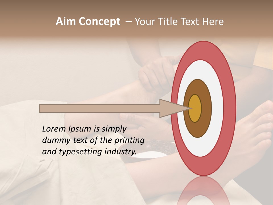 Foot Massage In Spa PowerPoint Template