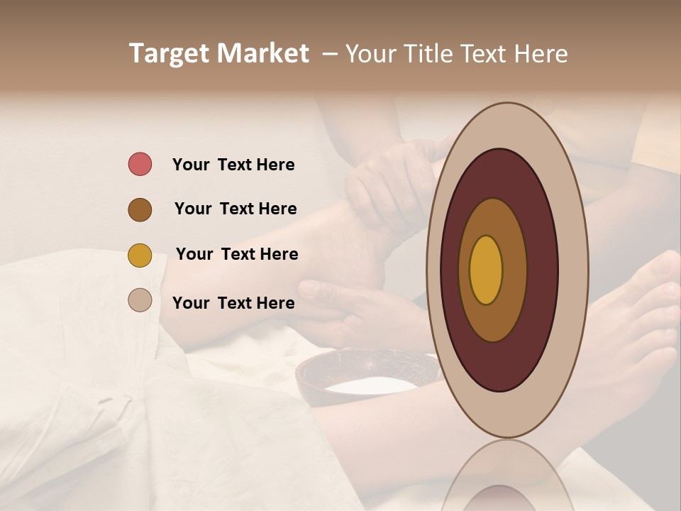 Foot Massage In Spa PowerPoint Template