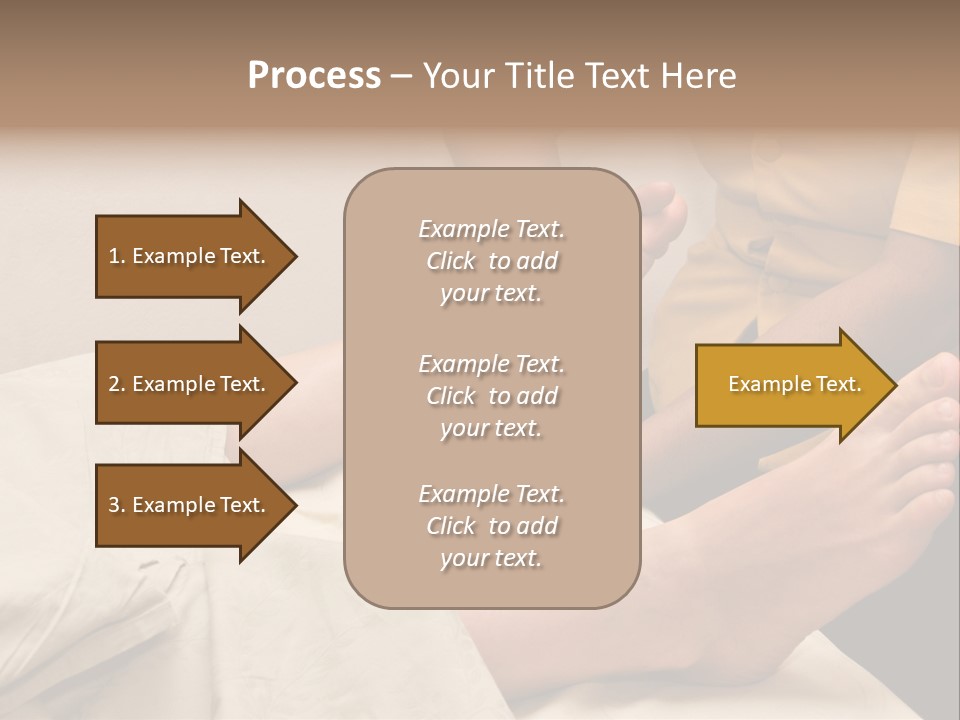 Foot Massage In Spa PowerPoint Template