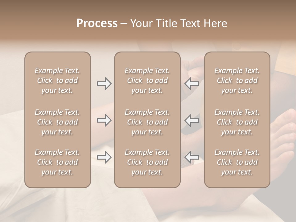 Foot Massage In Spa PowerPoint Template