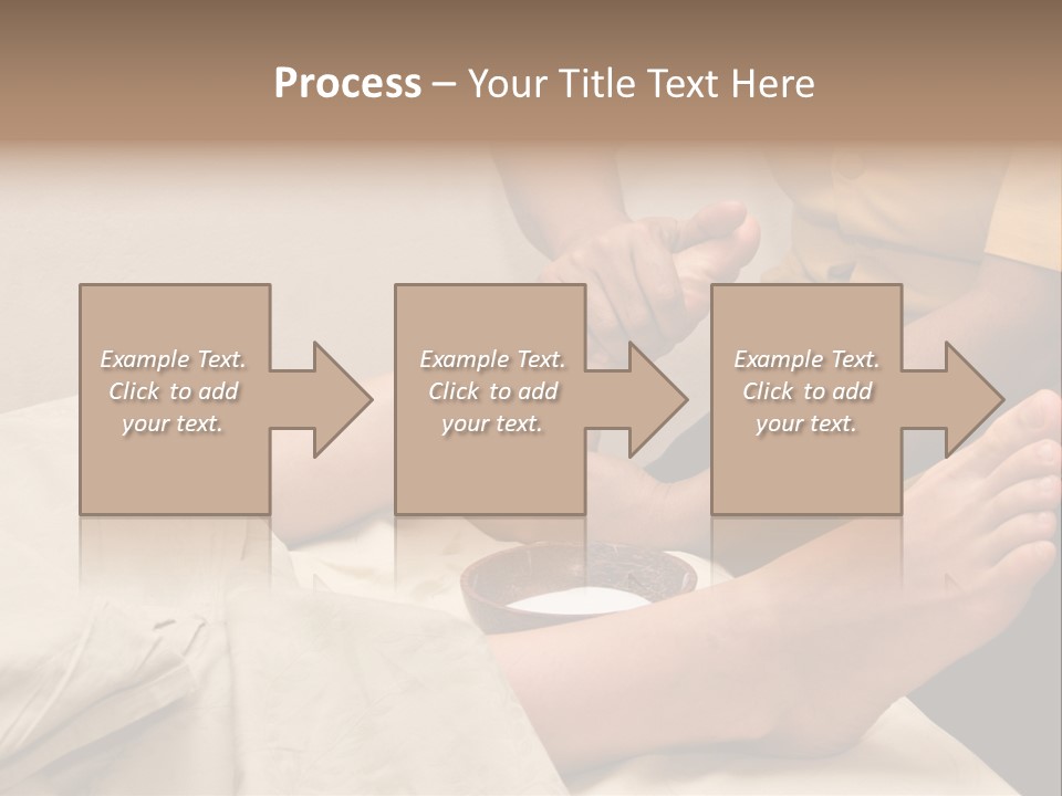 Foot Massage In Spa PowerPoint Template