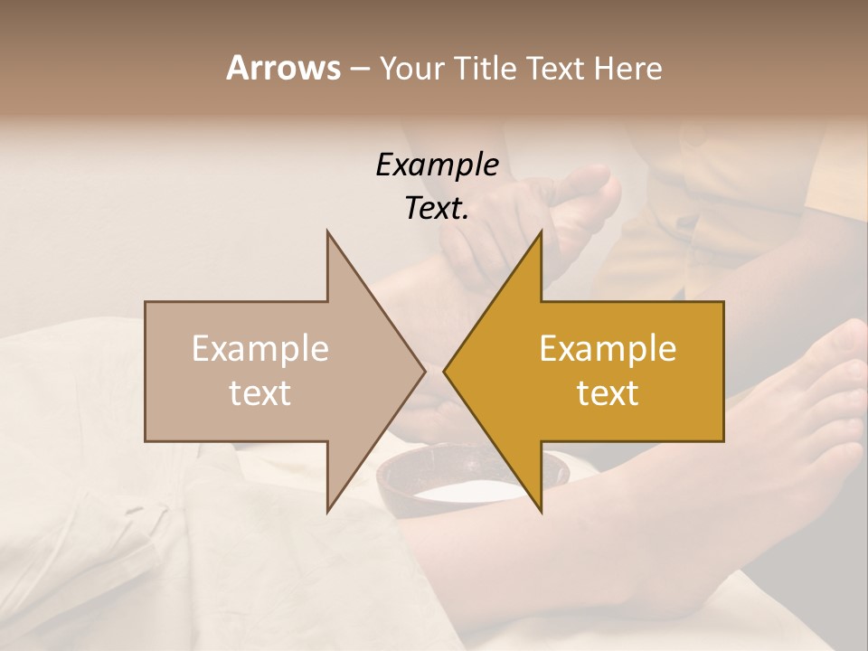 Foot Massage In Spa PowerPoint Template