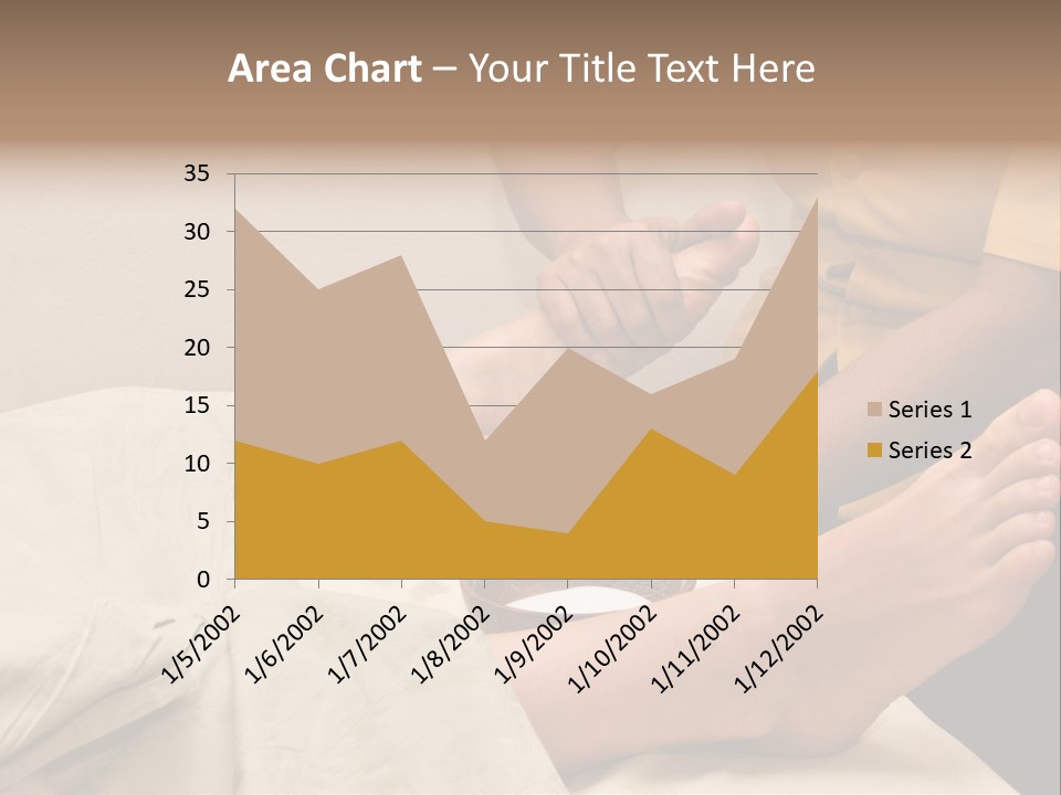 Foot Massage In Spa PowerPoint Template