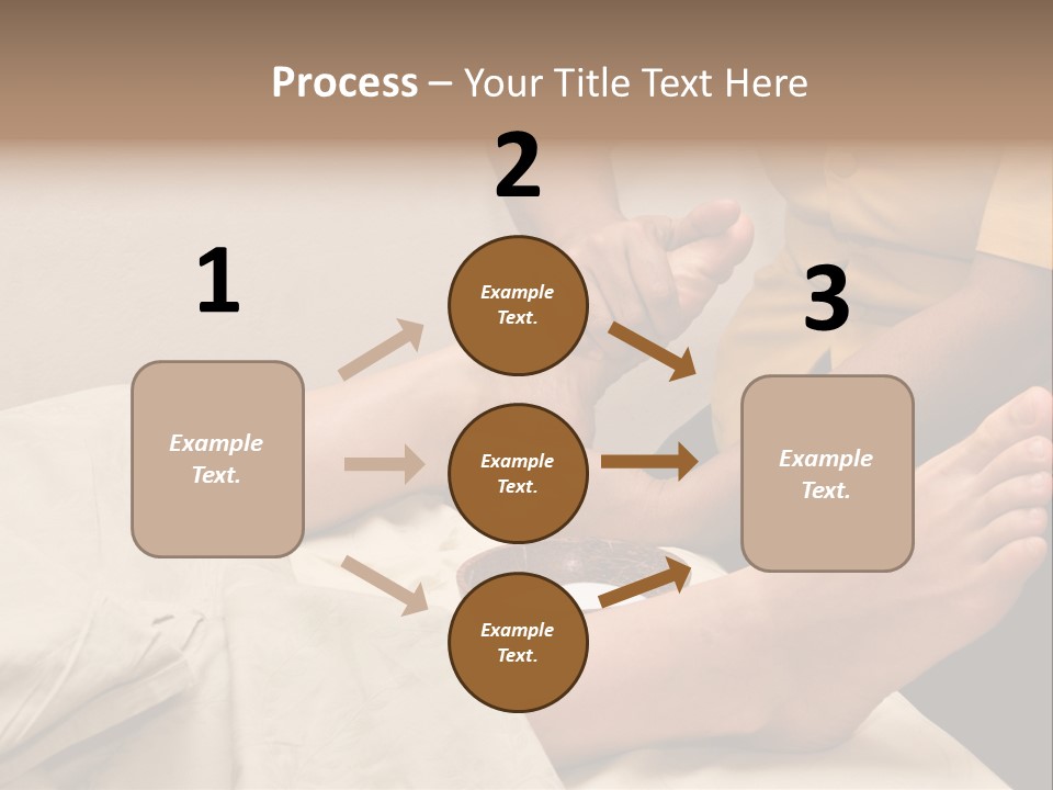 Foot Massage In Spa PowerPoint Template