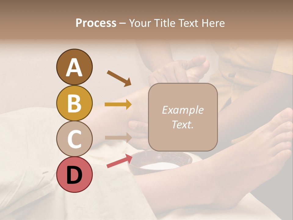 Foot Massage In Spa PowerPoint Template
