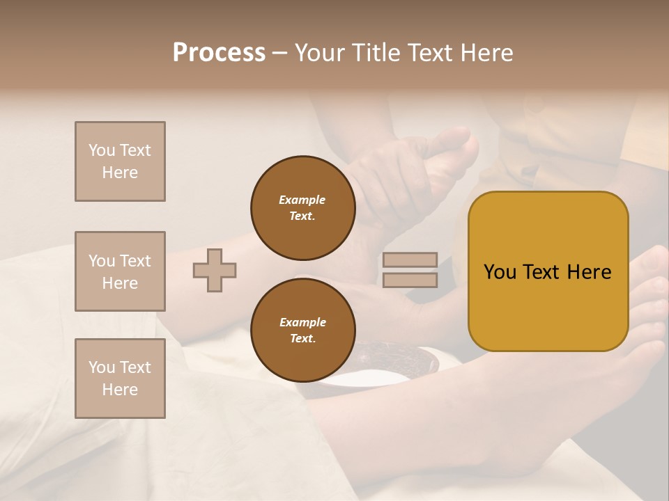 Foot Massage In Spa PowerPoint Template