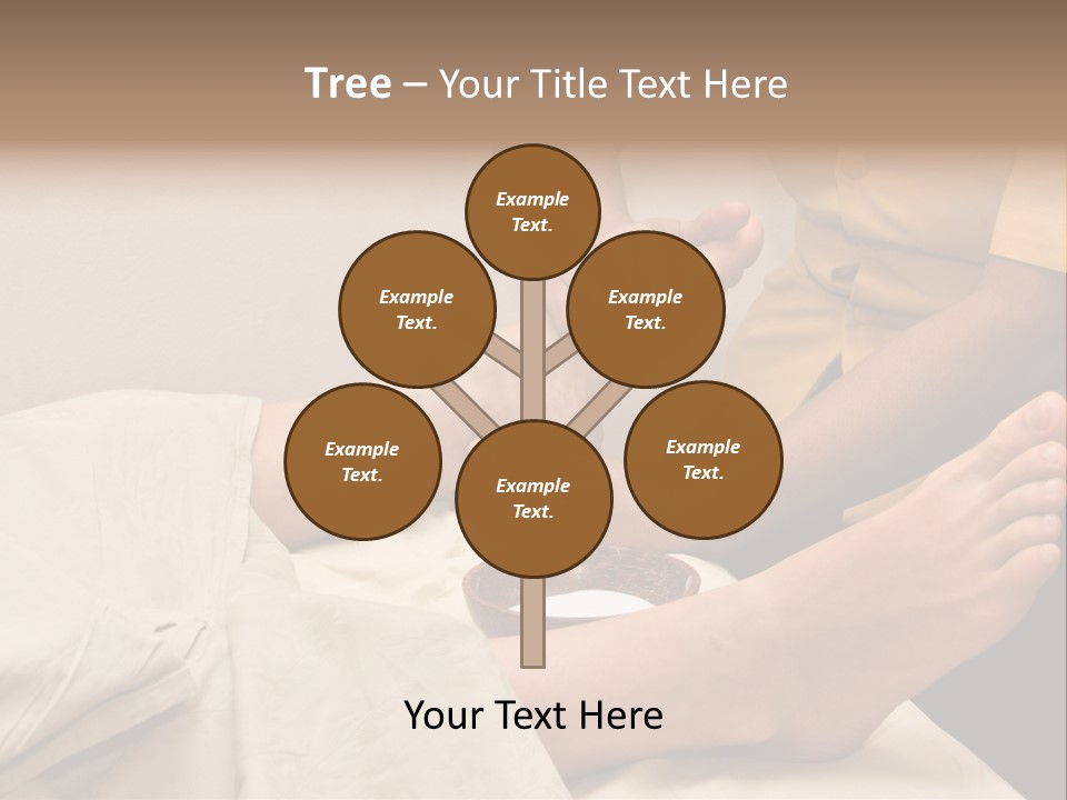 Foot Massage In Spa PowerPoint Template