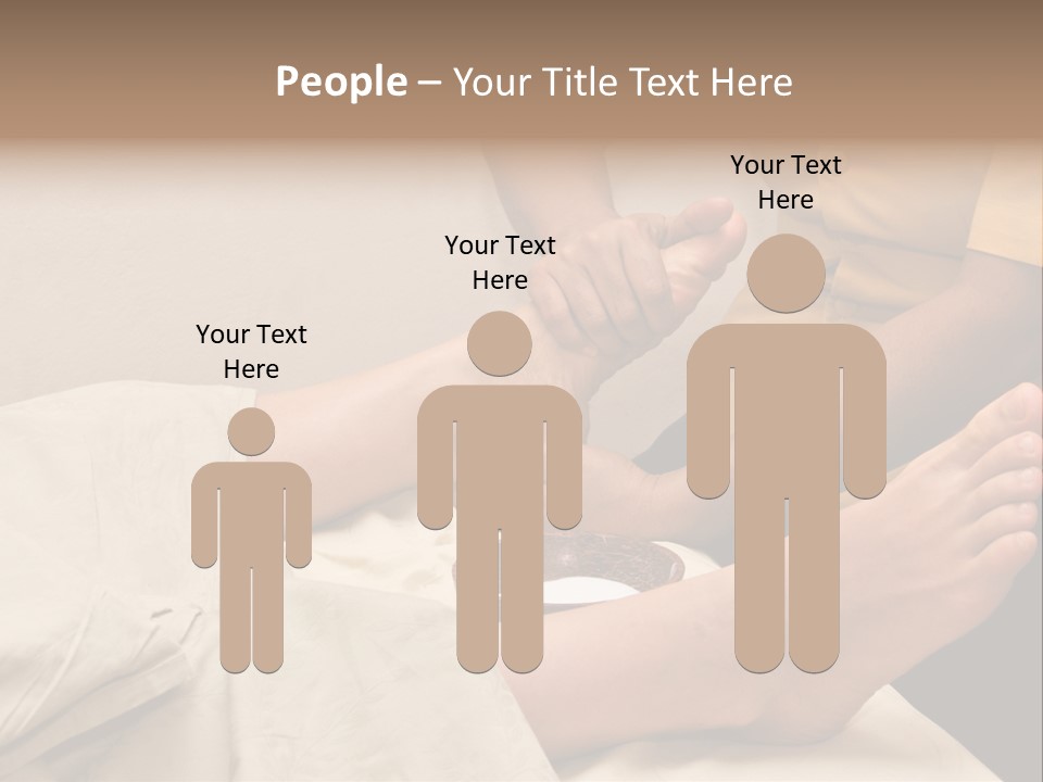 Foot Massage In Spa PowerPoint Template